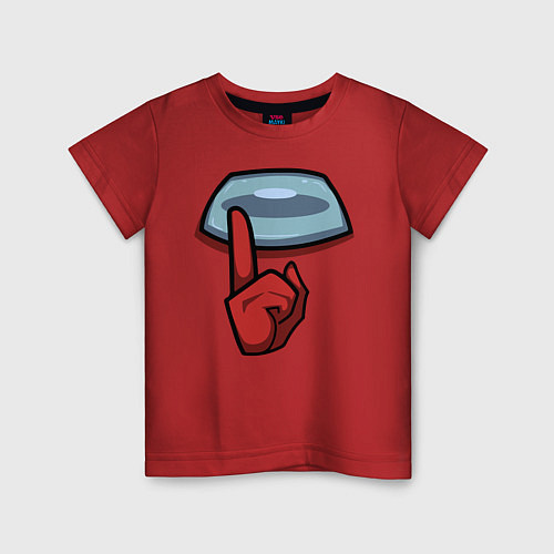 Детская футболка AMONG US / Красный – фото 1