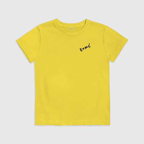 Детская футболка Dr Stone Emc2 / Желтый – фото 1