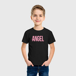 Футболка хлопковая детская Angel, цвет: черный — фото 2