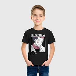 Футболка хлопковая детская Хисока, цвет: черный — фото 2