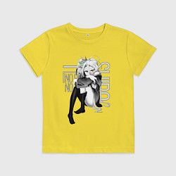 Футболка хлопковая детская No Game No Life, цвет: желтый