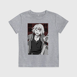 Футболка хлопковая детская Джузо Сузуя, цвет: меланж