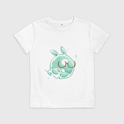 Футболка хлопковая детская Сахароза, цвет: белый