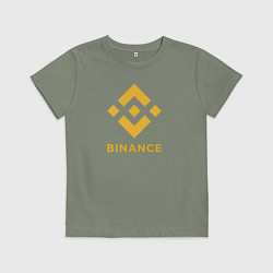 Детская футболка BINANCE БИНАНС БИРЖА
