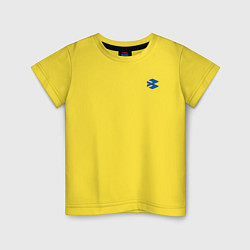 Футболка хлопковая детская Bajaj Мото Лого Z, цвет: желтый