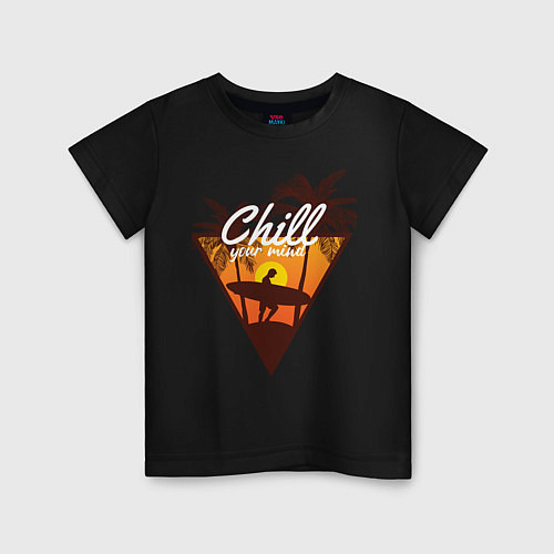 Детская футболка Чили лето / Черный – фото 1
