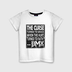 Футболка хлопковая детская DMX - The Curse, цвет: белый