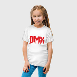 Футболка хлопковая детская DMX Power, цвет: белый — фото 2
