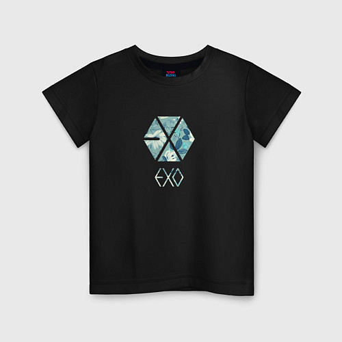 Детская футболка EXO / Черный – фото 1