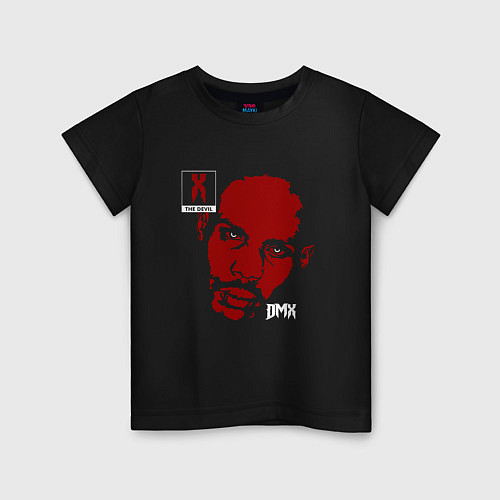 Детская футболка DMX - The Devil / Черный – фото 1