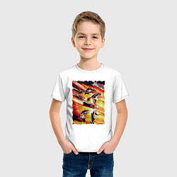 Футболка хлопковая детская Judas Priest Хеви Метал, цвет: белый — фото 2