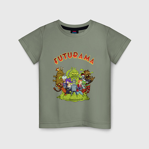 Детская футболка Slurm team / Авокадо – фото 1
