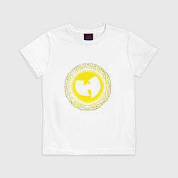 Футболка хлопковая детская Wu-Tang Style, цвет: белый