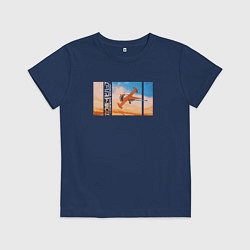 Футболка хлопковая детская Cowboy Bebop, цвет: тёмно-синий