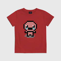 Футболка хлопковая детская Pixel isaac, цвет: красный