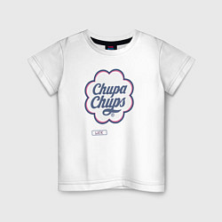 Футболка хлопковая детская Chupa Chups, цвет: белый