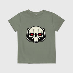 Футболка хлопковая детская Mech BattleTech, цвет: авокадо
