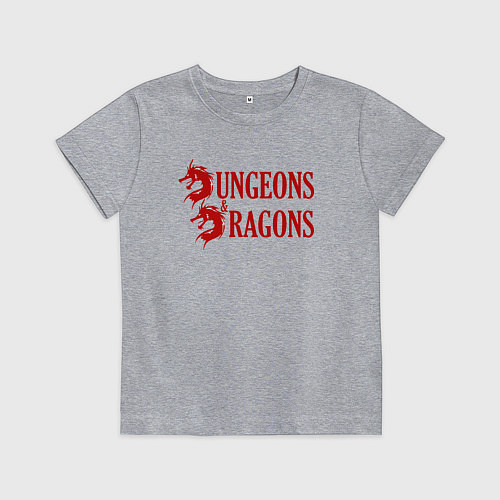 Детская футболка Dungeons and Dragons Драконы / Меланж – фото 1