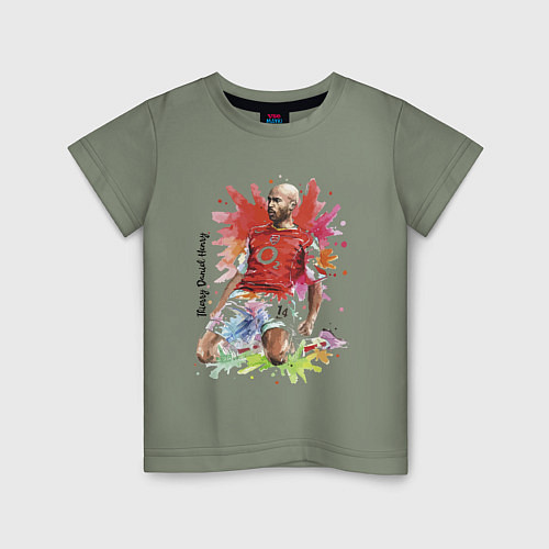 Детская футболка Thierry Daniel Henry / Авокадо – фото 1