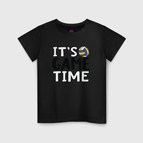Детская футболка Время Игры / Черный – фото 1