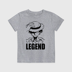 Детская футболка Луффи Легенда One Piece