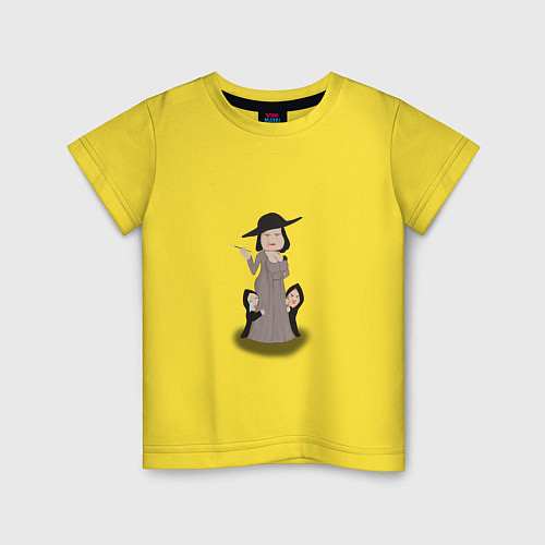 Детская футболка Альсиной Димитреску / Желтый – фото 1