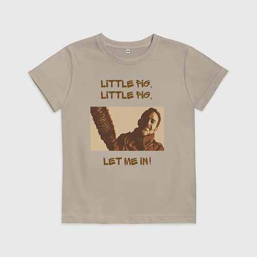 Детская футболка Negan / Миндальный – фото 1