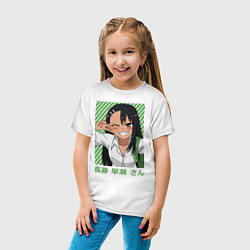 Футболка хлопковая детская Нагаторо Сан, цвет: белый — фото 2