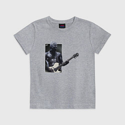 Футболка хлопковая детская Уэс, цвет: меланж