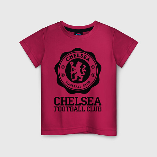Детская футболка Chelsea FC: Emblem / Маджента – фото 1
