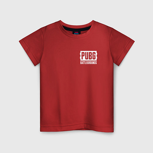 Детская футболка PUBG: Battlegrounds / Красный – фото 1