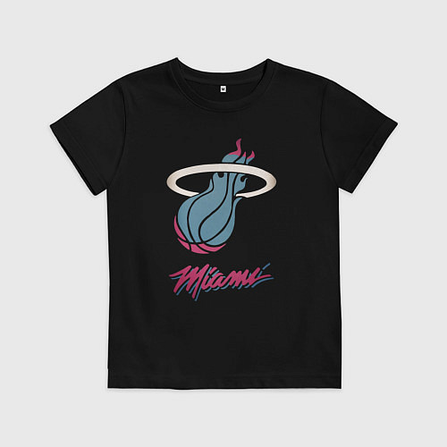 Детская футболка Miami Heat / Черный – фото 1