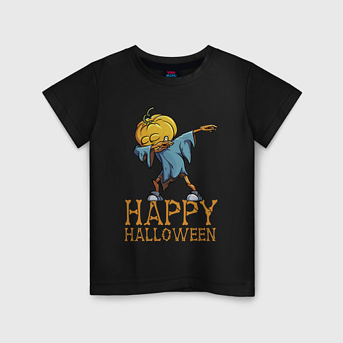 Детская футболка Happy Halloween / Черный – фото 1