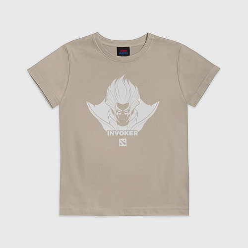 Детская футболка Invoker из Доты 2 / Миндальный – фото 1