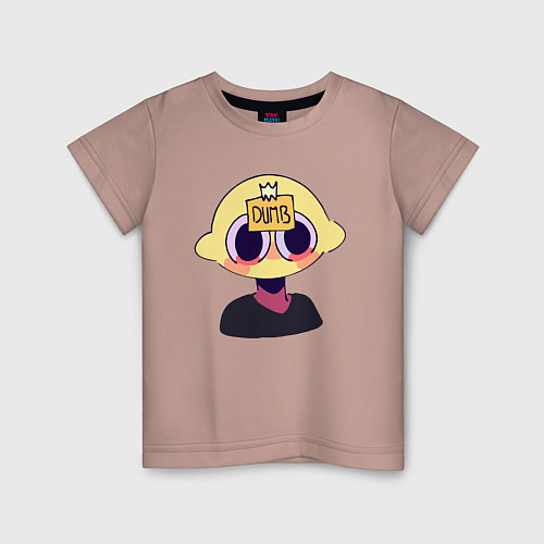 Детская футболка Lemonde / Пыльно-розовый – фото 1