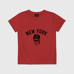 Футболка хлопковая детская New York Gangsta, цвет: красный