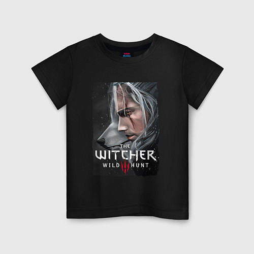 Детская футболка ВЕДЬМАК WITCHER Z / Черный – фото 1