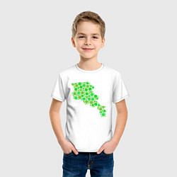 Футболка хлопковая детская Green Armenia, цвет: белый — фото 2