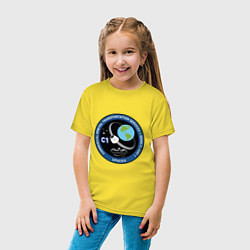 Футболка хлопковая детская SPACE X С1, цвет: желтый — фото 2