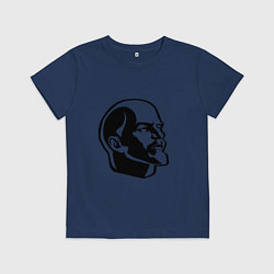 Футболка хлопковая детская Ленин Владимир Ильич, цвет: тёмно-синий