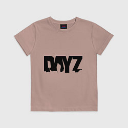 Футболка хлопковая детская DayZ, цвет: пыльно-розовый