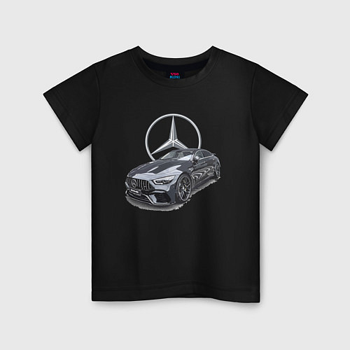 Детская футболка Mercedes AMG motorsport / Черный – фото 1