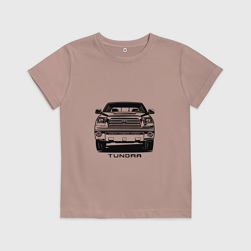 Детская футболка Тойота Тундра / Пыльно-розовый – фото 1