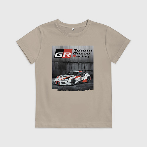 Детская футболка Toyota Gazoo Racing Team / Миндальный – фото 1