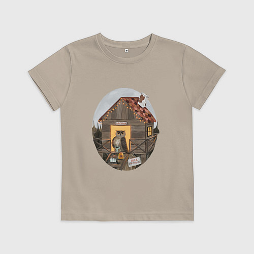 Детская футболка Лесник / Миндальный – фото 1