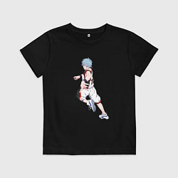 Футболка хлопковая детская Бакскетбол Куроко Тэцуя Куроко, цвет: черный