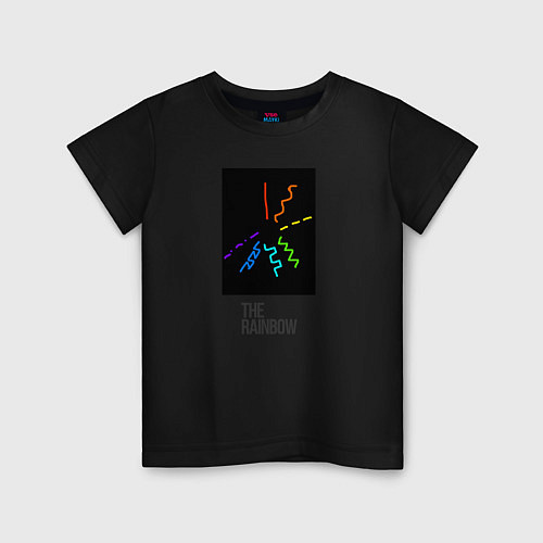 Детская футболка Картина The Rainbow / Черный – фото 1