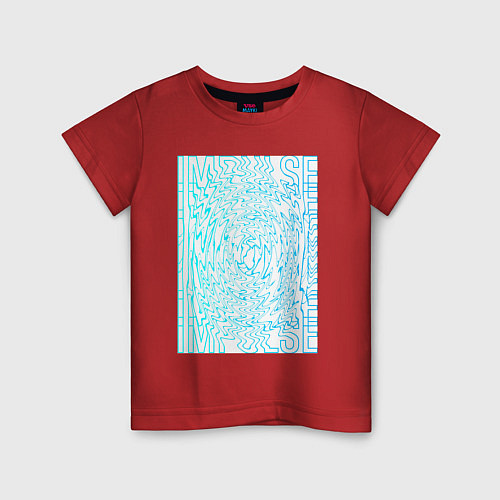 Детская футболка Blue Impulse / Красный – фото 1