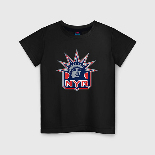 Детская футболка Нью Йорк Рейнджерс New York Rangers / Черный – фото 1