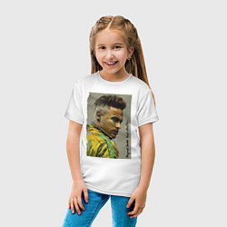 Футболка хлопковая детская Neymar Junior - Brazil national team, цвет: белый — фото 2
